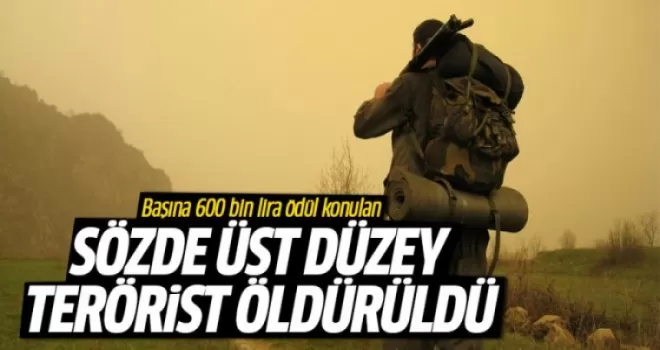 Başına para ödülü konulan terörist öldürüldü