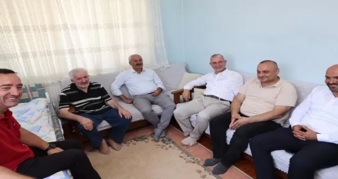 Başkan Büyükgöz’den kıbrıs gazisine vefa ziyareti