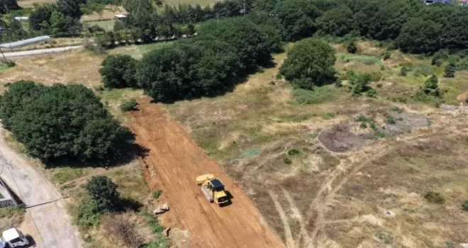 Başkan Büyükgöz imar yolu çalışmalarını yerinde inceledi