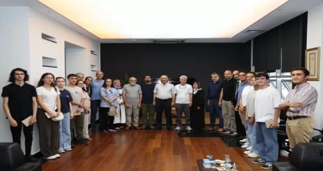 Başkan Büyükgöz, YKS başarılılarını ağırladı