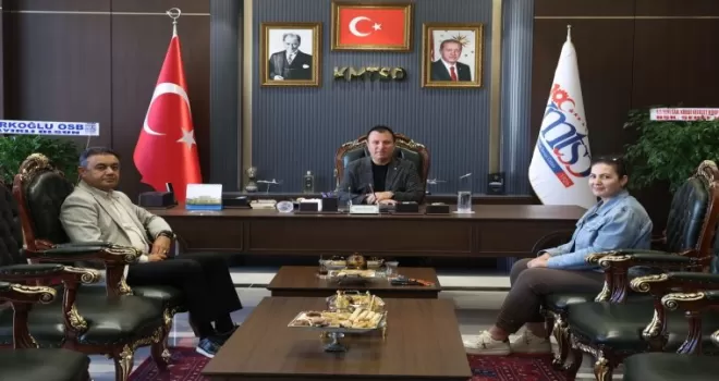 Başkan Çiçek’ten KMTSO Başkanı Buluntu’ya ziyaret