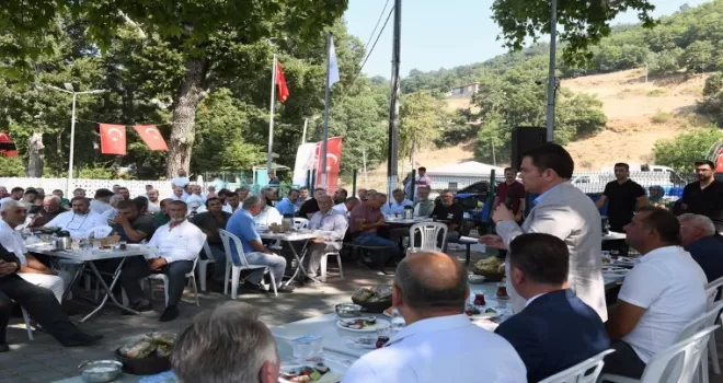 Başkan Erkan Aydın Mürseller’de vatandaşla buluştu