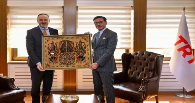 Başkan Yazıcıoğlu’ndan TRT Genel Müdürü Sobacı’ya ziyaret