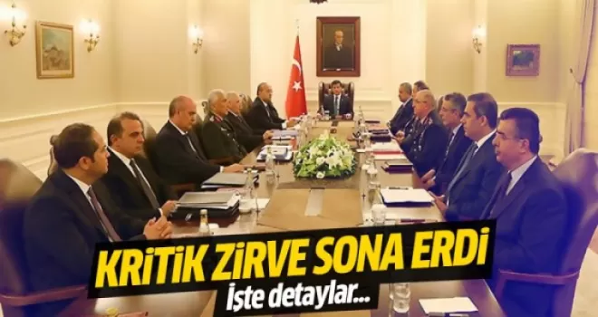 Başkent'te kritik zirve sona erdi