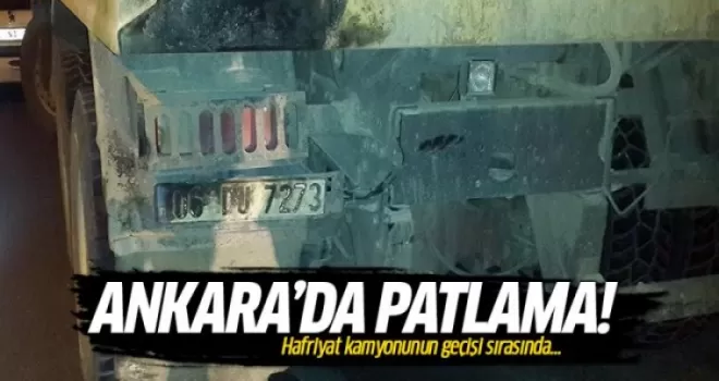 Başkentte yüksek gerilim hattında patlama
