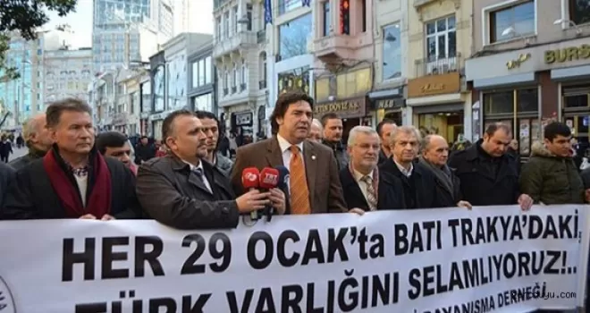 Batı Trakya’da 29 Ocak direnişi anıldı