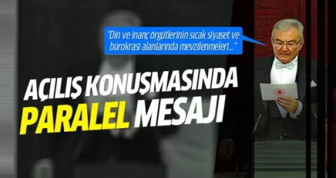 Baykal'ın konuşmasında dikkat çeken paralel yapı tavrı