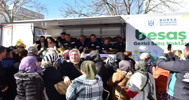 BESAŞ pideleri Yenişehirlilere dağıtıldı