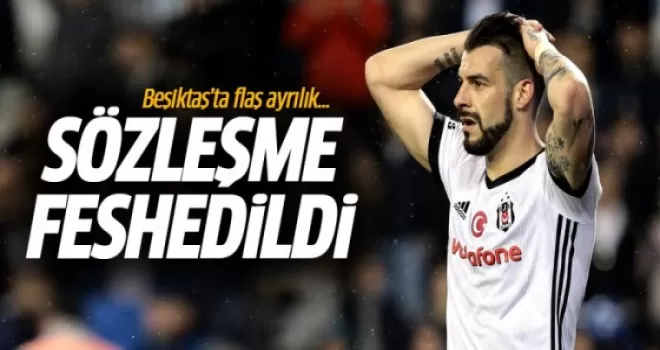 Beşiktaş İle Negredo'nun Yolları Ayrıldı! Sözleşme Feshedildi
