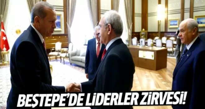 Beştepe'de liderler zirvesi!