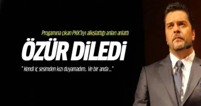 Beyazıt Öztürk PKK provokasyonu için özür diledi!