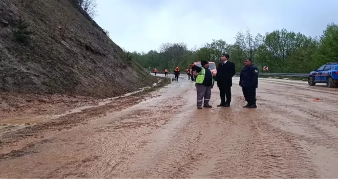 Bilecik Gümüşdere’deki heyelan bölgesine yakın mercek