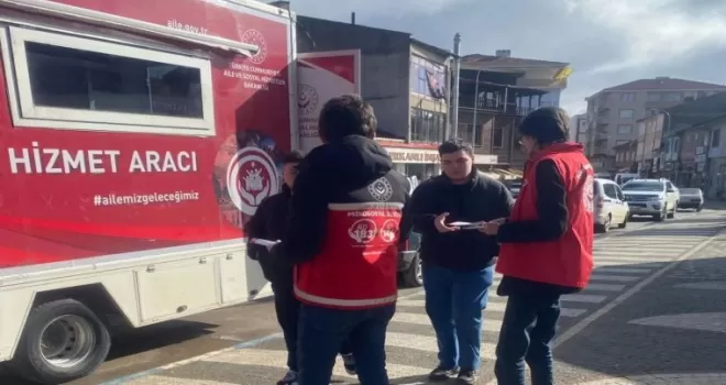Bilecik Pazaryeri’nde Aile ve Sosyal Hizmetler’den yerinde hizmet hamlesi