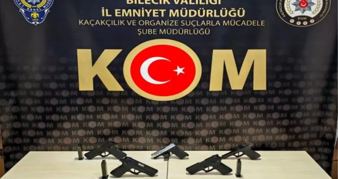 Bilecik’te kaçak silah operasyonu