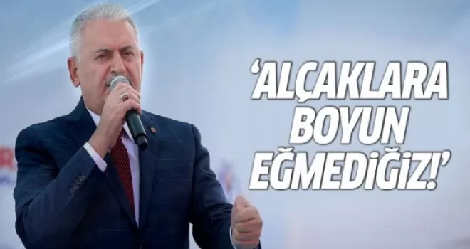 Binali Yıldırım: Alçaklara boyun eğmediğiz!