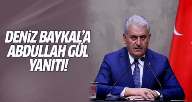 Binali Yıldırım'dan Deniz Baykal'a Abdullah Gül yanıtı