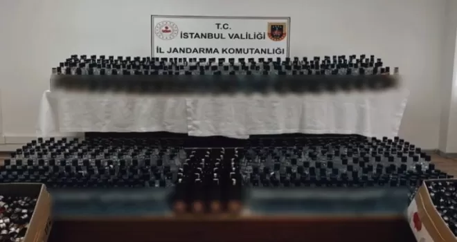 Binlerce litre sahte alkole İçişleri’nden ’Çengel’!