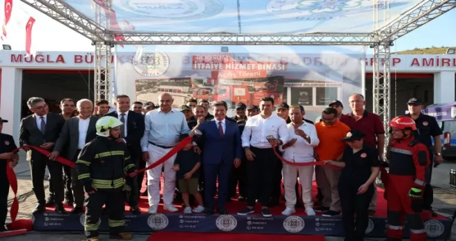 Bodrum’da yeni itfaiye binası hizmete girdi