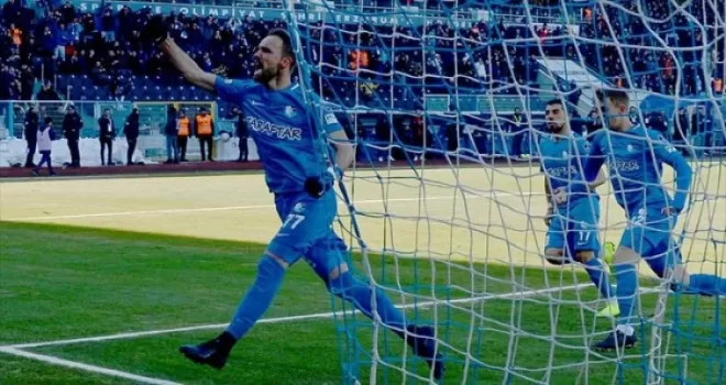 Bol gollü maçın galibi Erzurumspor