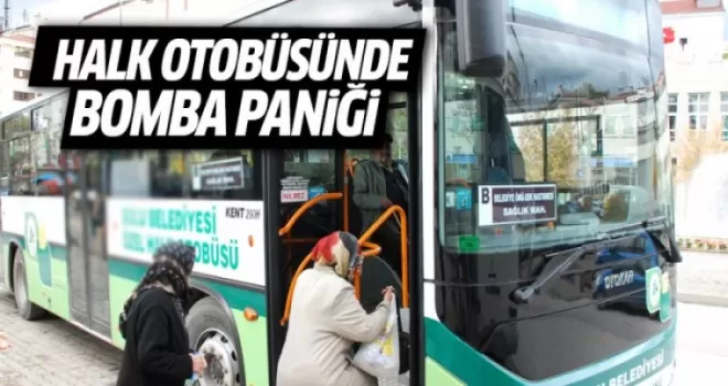 Bolu'da yolcu otobüsünde şüpheli çanta alarmı