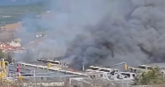 Bolu Mengen’de fabrikada yangını!