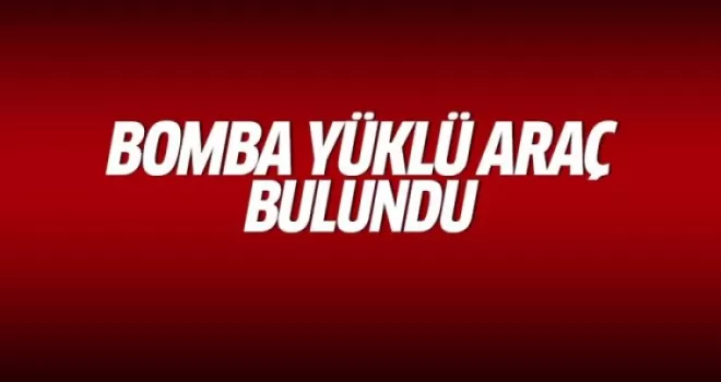 Bomba yüklü minibüs bulundu!