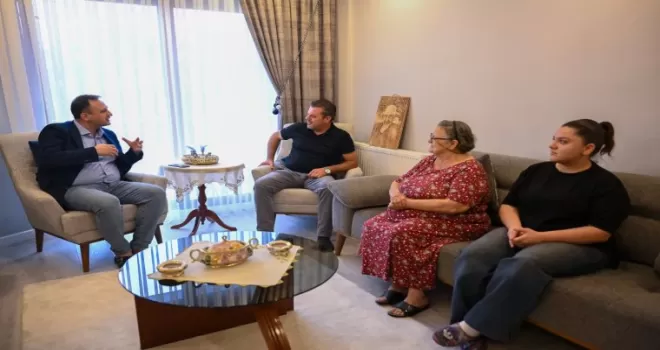 Bornova’da Başkan Eşki’den vefa ziyareti
