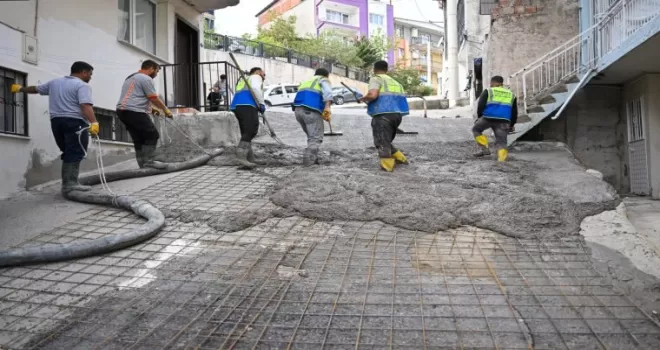 Bornova’da bir yol sorunu daha çözüldü