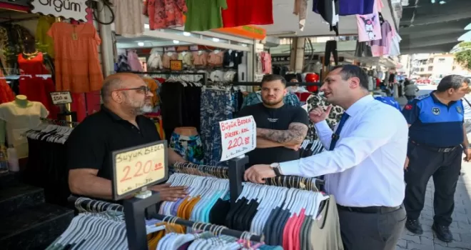 Bornova’da Çamdibi esnafına ziyaret