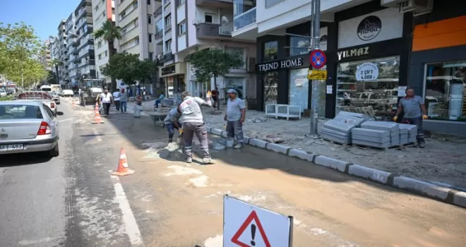Bornova’da ikinci etap çalışmaları hızlı başladı