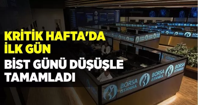 Borsa günü yüzde 1.24 düşüşle tamamladı