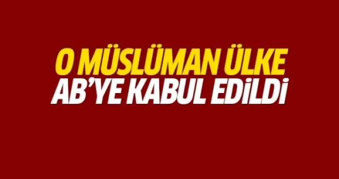 Bosna Hersek Avrupa Birliği'ne kabul edildi
