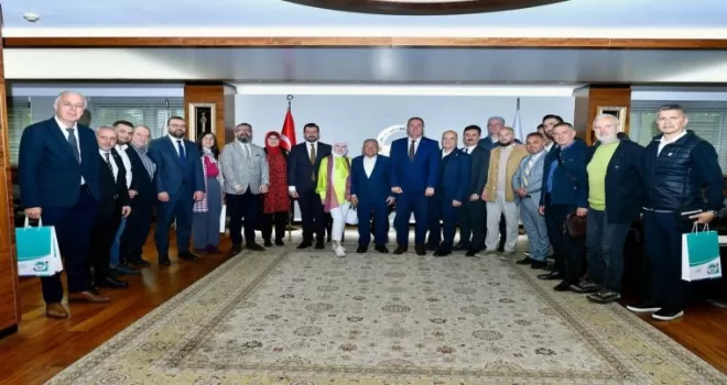 Bosna Hersek Dostluk Köprüleri Derneği’nden Büyükkılıç’a ziyaret
