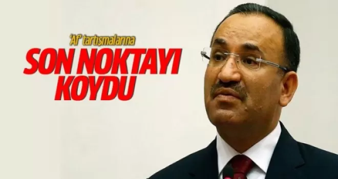 Bozdağ: Herhangi bir af çalışması yoktur