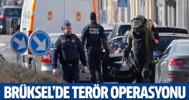 Brüksel'de patlama sesleri! Terör operasyonu: 1 ölü