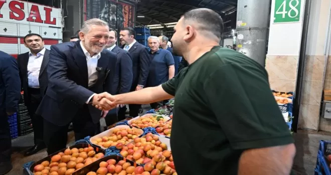 BTSO Başkanı Burkay’dan Bursa Kent Hali’ne ziyaret