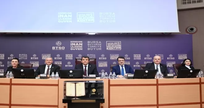 BTSO’dan yılın ilk meclis toplantısı