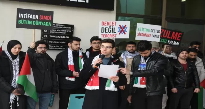 BTÜ’lü öğrenciler Gazze için tek yürek