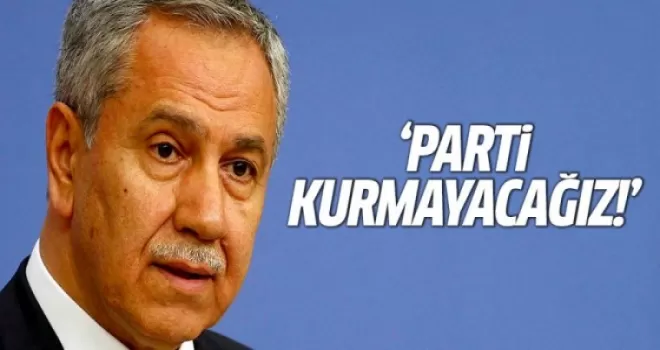 Bülent Arınç'tan yeni parti iddialarına yanıt