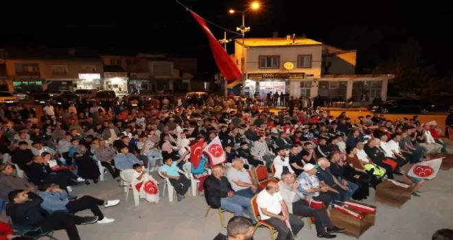 Bünyan’da milli maç coşkusu