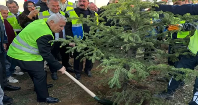 Bursa Büyükşehir’den 15 bin fidanlı ’Hatıra Ormanı’