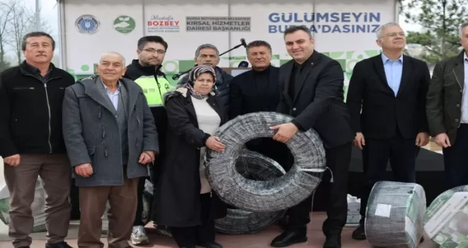 Bursa Büyükşehir’den çiftçiye hayat veren destek