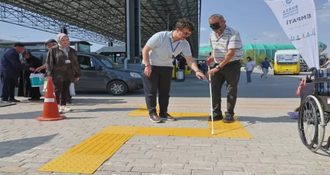 Bursa Büyükşehir’den ’empati’ parkuru