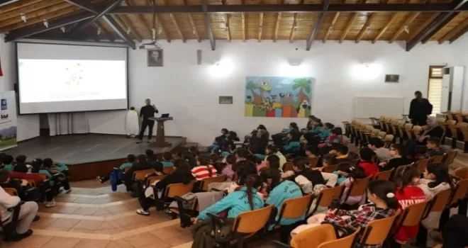 Bursa Büyükşehir’den miniklere vektörle mücadele dersi