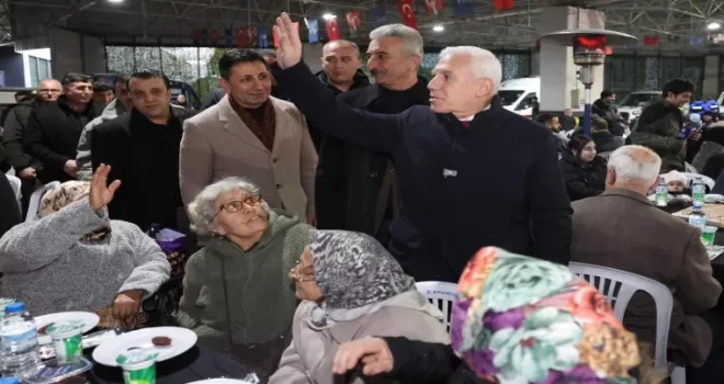 Bursa Büyükşehir’in sofrası bu kez Kestel’e kuruldu