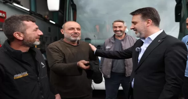 Bursa’da Başkan Vekili Biba’dan emekçilere 1 Mayıs ziyareti