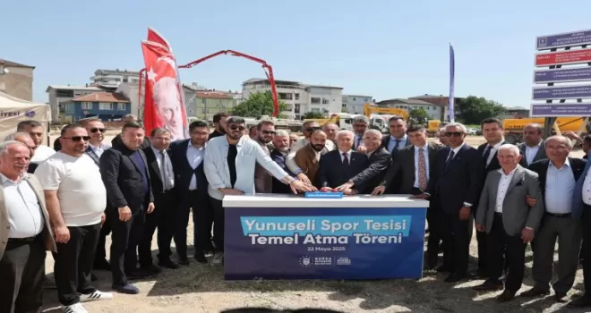 Bursa’da gençlerin istediği tesis Yunuseli’ye kazandırılıyor