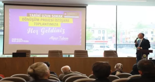Bursa’da İnegöl’ün çarşı meydanı istişare ile dönüşüyor