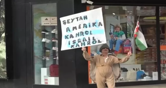 Bursa’da kostümlü protesto