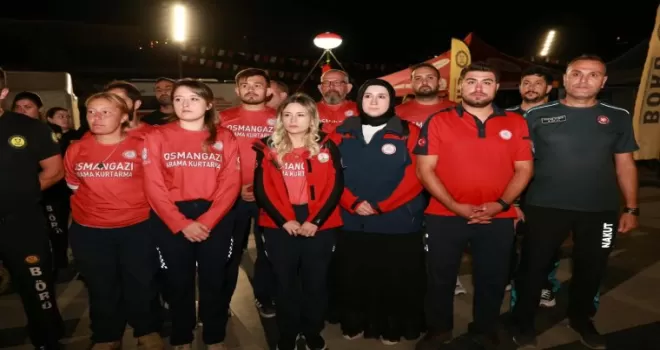 Bursa’da Osmangazi Belediyesi Marmara Depremini unutmadı